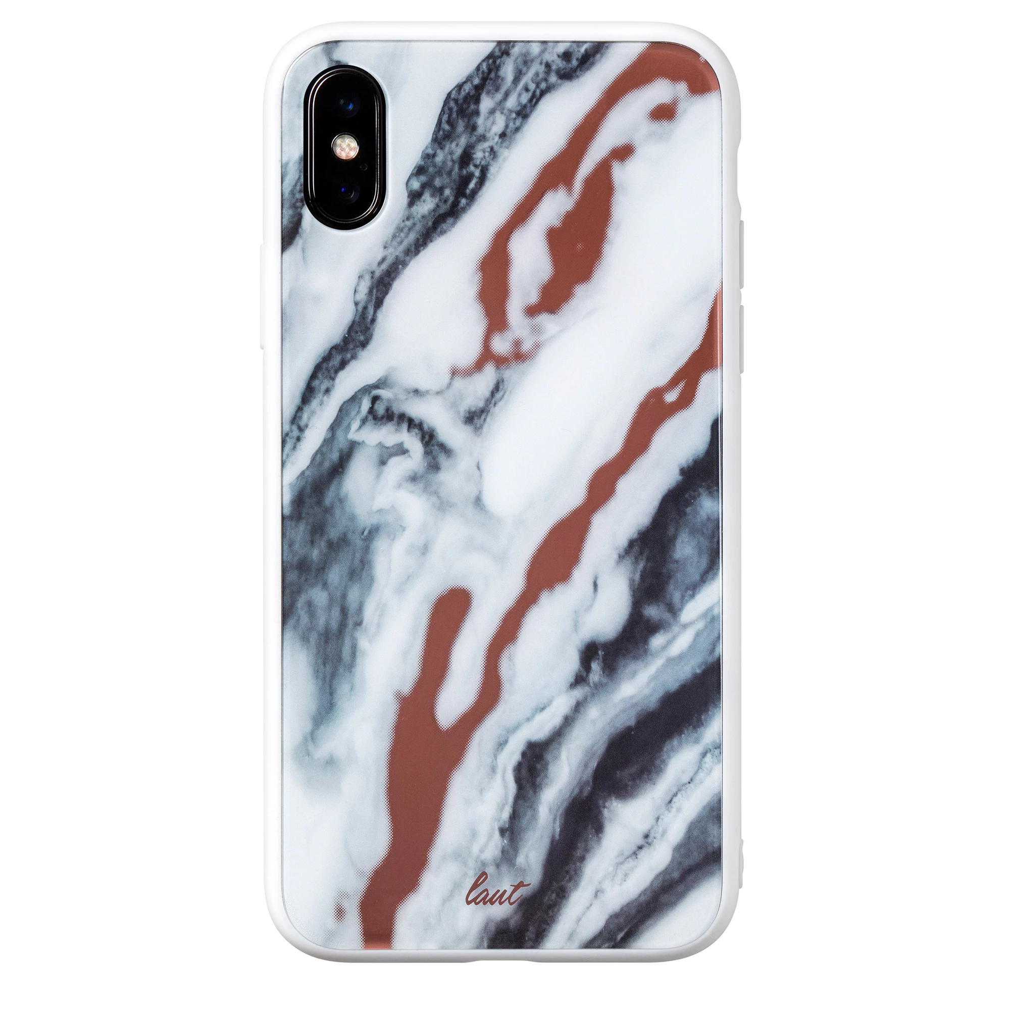 Чохол LAUT MINERAL GLASS Mineral White for iPhone XS Max (LAUT_IP18-L_MG_MW)